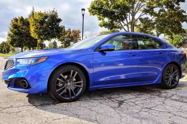 Acura TLX 3m raspberry blue wrap