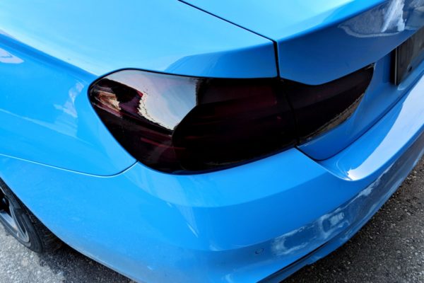 BMW M4 Tail light dark tint