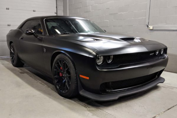 Dodge Challenger Avery Satin Black Wrap