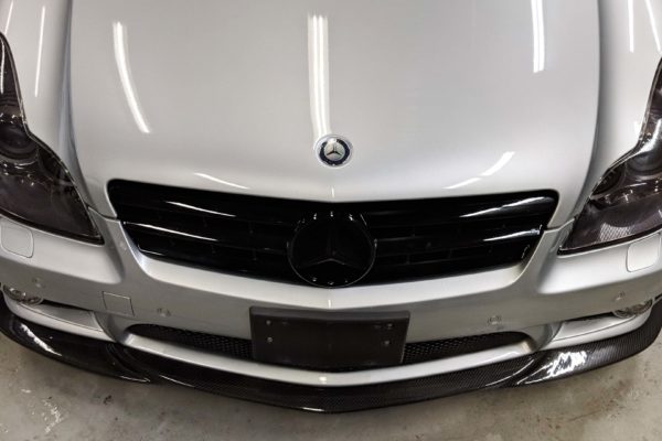 Mercedes Benz CLS head light smoked tint