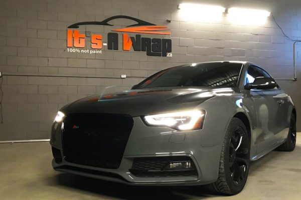 1Audi S5 Nardo grey with carbon fibre car wrap-min