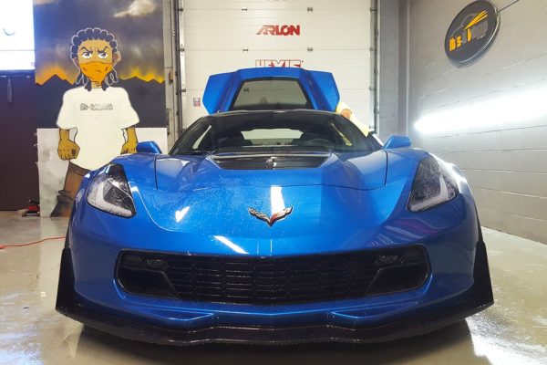 1Chevy Corvette Z06 Paint protection film-min