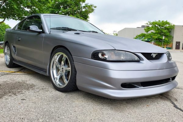 Ford Mustang GT Car wrap Mississauga min